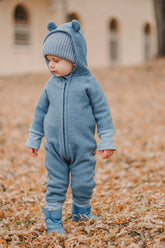 Топъл Вълнен Гащеризон | Небесно Синьо